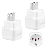 2-pack Amerikaanse stekkeradapter