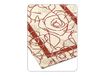 BIANCHERIAWEB Camelia By Suardi velours tapijt, antislip, 140 x 195 cm, rood