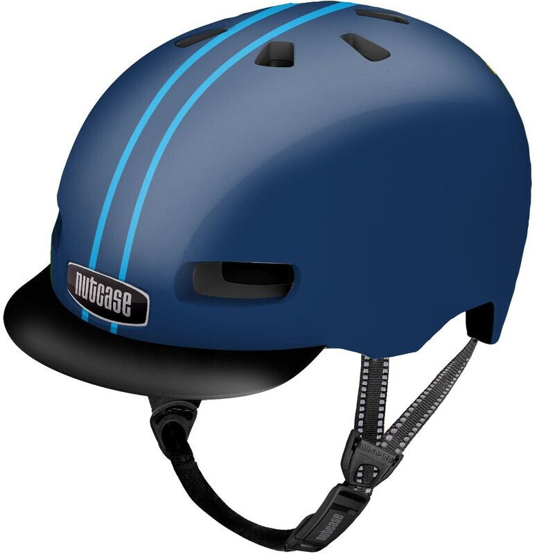 Nutcase Street MIPS Helm, ocean stripe gloss