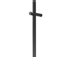 Rosani ONE Elektrische Handdoekradiator 170cm hoog - 30Watt - mat zwart