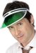 Smiffy's Zonneklep - groen - kunststof - volwassenen - sunvisor - carnaval