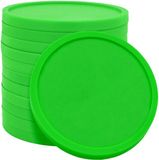 CombiCraft Blanco consumptiemunten / drankmunten Ø29mm - Fluor groen - 1.000 stuks