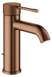 GROHE Eéngreeps wastafelkraan Essence 24171_1, S-Size, Crafted metalen bedieningshendel, trekafsluiting 1 1/4'', crafted warm sunset geborsteld, 24171DE1