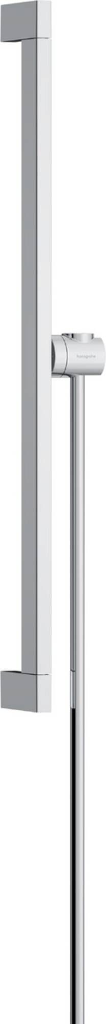 Hansgrohe Unica E Puro Shower Bar with Easy Slider and Hose 1600 Chrome
