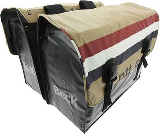BECK Big PTT Dubbele Fietstas - 65L - PTT Print - Achter - Waterafstotend