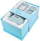 BRUBAKER - Cadeauset voor baby/geboorte - 4 stuks - Blauw/Jongen