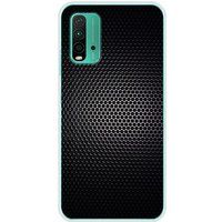Xiaomi Redmi 9T Dark metal bedrukt siliconen hoesje