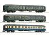 Roco 6200053 H0 set van 3: D 377 „Hispania-Express” van de DB 2e klas Büm 234, 2x 1e/2e Klasse ABüm 225
