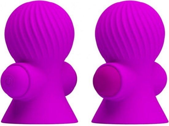 Pretty Love - Vibrerende Tepelzuigers - Roze