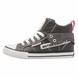 British Knights Roco Tag damessneakers, donkergrijs en roze, 41 EU