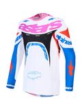Alpinestars Supertech Dyna Motocross-trui - Wit/meerkleurig - L