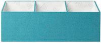 Exacompta OfficeByMe reisorganizer met 4 vakken - eendenblauw