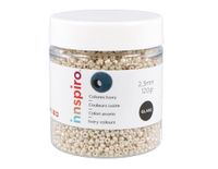 INNSPIRO Ronde glazen steen ivoor grijs 2,3 mm 10/0 120 g