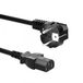 Allteq C13-375-B elektriciteitssnoer Zwart 7,5 m CEE7/4
