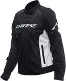 Dainese Air Frame 3 S26 Dames motorfiets textieljas - Zwart/wit - Maat 46