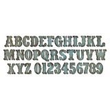Slechts Sizzix 658772 Matrix Alfabet XL Bigz Scrapbook Tekening Retro de Tim Holtz 15,2 x 37,8 x 1,9 cm