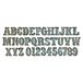 Slechts Sizzix 658772 Matrix Alfabet XL Bigz Scrapbook Tekening Retro de Tim Holtz 15,2 x 37,8 x 1,9 cm