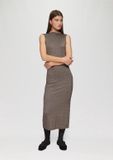 QS s.Oliver QS Kleid XL Aubergine Glitter Lange mouw Viscose