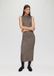 QS s.Oliver QS Kleid XL Aubergine Glitter Lange mouw Viscose