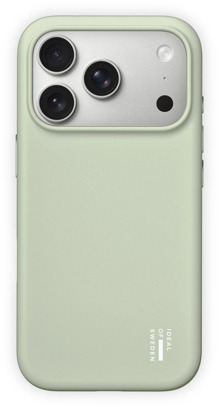 iDeal of Sweden Silicone Case geschikt voor MagSafe geschikt voor iPhone 17 Pro - Sage Green