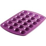 COOX Moule à muffins en silicone 24 pièces, env. Ø 3,5 cm. (Lilas)