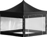 Happiq Tente de réception 3x3 mètre - Noir