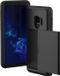 iMoshion Hoesje Samsung Galaxy S9 - Backcover met pasjeshouder - Zwart