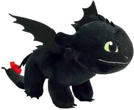 DreamWorks Hoe tem je een draak - Tandloos - 35 cm - knuffel