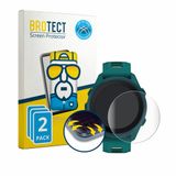 BROTECT - Screenprotector voor Garmin Forerunner 170 Music - Folie Beschermfolie transparant volledig dekking - 2 Stuks