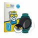 BROTECT - Screenprotector voor Garmin Forerunner 170 Music - Folie Beschermfolie transparant volledig dekking - 2 Stuks