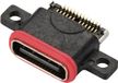Tru Components TC-10490668 Micro-USB 3.1 Type-C Female Connector for Soldering, Horizontal Mount, 1 pc