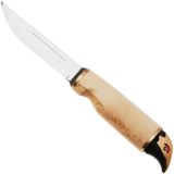 Marttiini Wood Grouse 549019W Polished 1.4034, Curly Birch Bronze, bushcraftmes