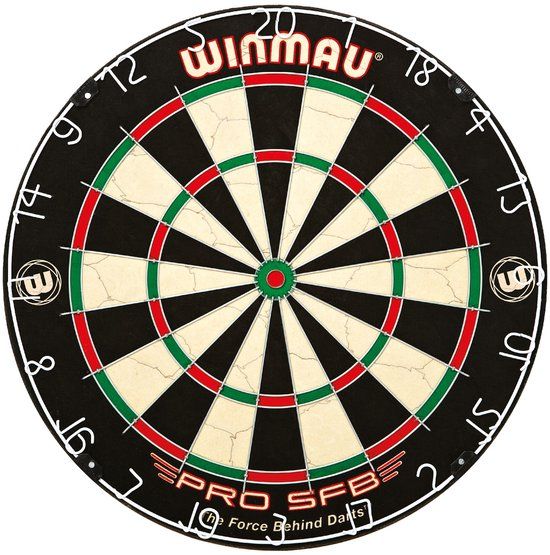 WINMAU Pro SFB Dartbord - Sisal Dartbord - 45 cm - 8300