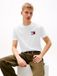 Tommy Hilfiger Logo Slim Jersey Crew Neck T-Shirt Wit XL