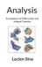 Analysis: BoD - Books on Demand Analysis: Foundations of Differential and Integral Calculus Paperback