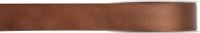 Merkloos Santex Satijnen Lint - Bruin - 1 cm x 25 meter