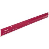Snijliniaal Transotype Aluminum Ruler Red 30cm
