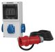 Doktorvolt Draagbare stroommeter 16A, MID-gecertificeerde stopcontacten, 3x230V, model 4319
