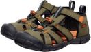 Keen - Seacamp II CNX Older Kids Sandalen Dark Olive/Gold Flame - Maat 39