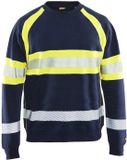 Blåkläder Sweater High Vis 3359-1158 - Marine/High Vis Geel - XXL