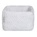 Baby's Only Sierra boîte de rangement carrée Acrylique, Coton Blanc