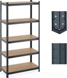 Relaxdays stellingkast - 875 kg - metaal - 180 x 90 x 45 cm - 5 planken - garage