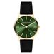 Liebeskind Berlin dames horloge LT-0485-LQ roestvrij staal in IP goud aan leren band