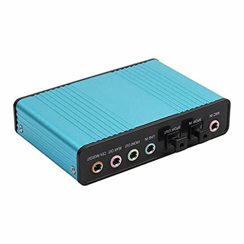SXYLTNX USB 6kanaals 5.1 Externe optische audio geluidskaart voor notebook pc laptop