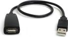 ALFA Network Actieve USB 2.0 verlengkabel van 50 cm voor een stabiele signaaloverdracht