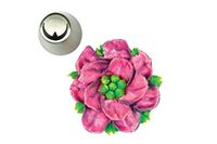 Silikomart Mini Decor Tube 02 – spuitpistool van roestvrij staal
