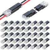 Connecteur de câble étanche 2 pôles 40 pièces 18-22 AWG 24 V 10 A
