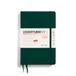 LEUCHTTURM1917 371024 Weekplanner 2025, Paperback B6+ hardcover, 12-maanden-kalender, gelinieerd, bosgroen, Engels