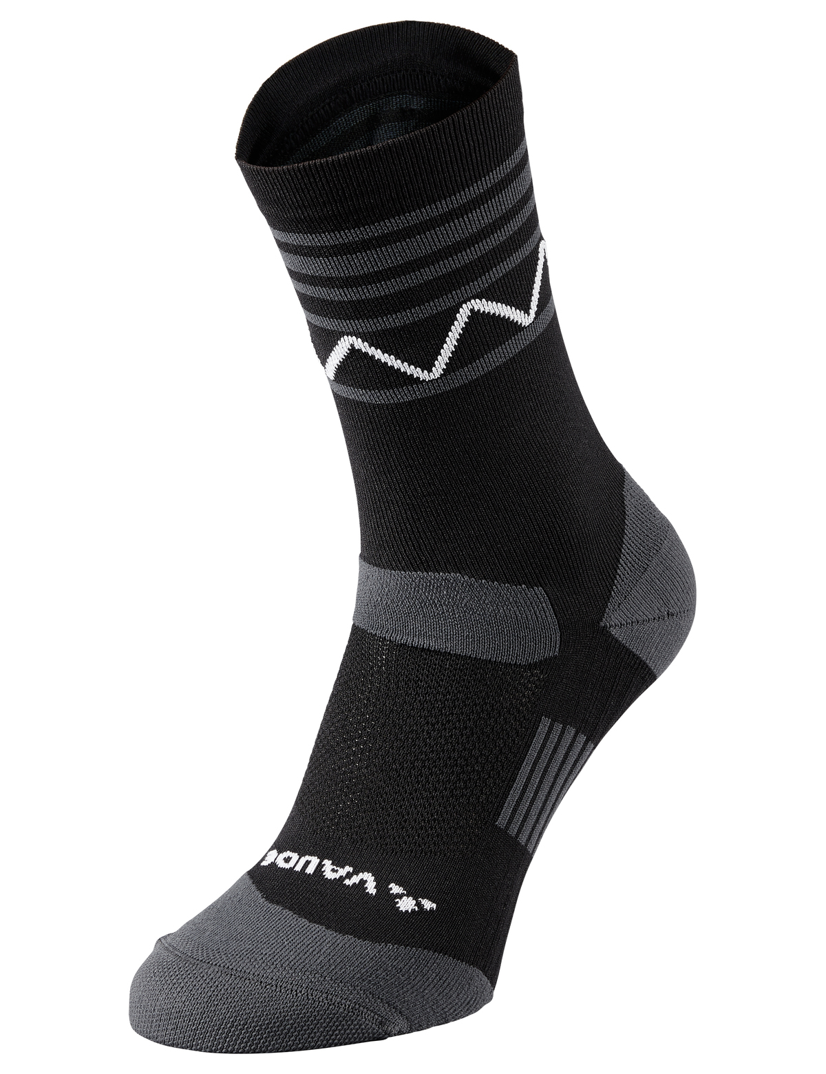 VAUDE Bike Socks Mid. black/white. 42-44 / black/white / Uni / 4244 / 2022