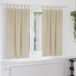 vidaXL Gordijnen 2 st crèmekleurig 140 x 175 cm fluweel